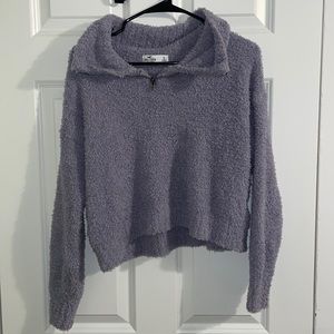 Hollister Sherpa crewneck